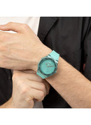 RELÓGIO HUGO MEN’S Grail LIGHT VERDE COM MOSTRADOR COM TEXTURA DE LOGÓTIPO- HUGO BOSS