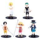 FIGURINHAS ONE PIECE - Tamanho ( Médio )