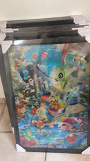 QUADRO DECORATIVO - Pokémon - DIMENSÃO 66.5CM X 31CM X 46.5CM