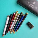 Caneta tinteiro Ellington Pens Luxuosa - ponta média lisa - inclui 3 cartuchos de tinta, conversor de tinta recarregável, caixa de presente - DELUXE EDITION
