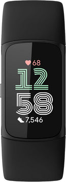 PULSEIRA FITBIT MONITOR DE FITNESS CHARGE 6 COM FREQUÊNCIA CARDÍACA , GPS , ASSINATURA PREMIUM , FERRAMENTAS DE SAÚDE - NOVO