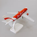 AVIÃO COLECIONÁVEL AIR ASIA A380 ESCALA 16 cm - GameShop Angola
