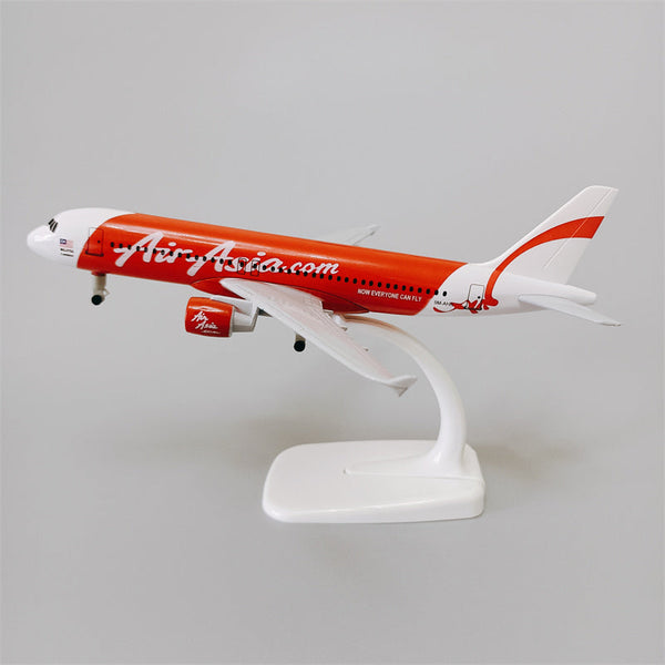 AVIÃO COLECIONÁVEL AIR ASIA A380 ESCALA 16 cm