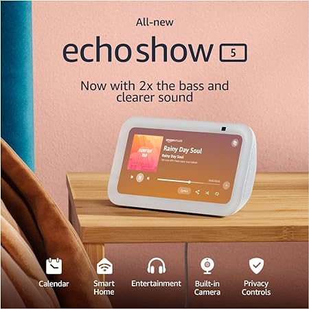 ECHO SHOW 5 ( 3ª GERACAO ) SMART DISPLAY COM ALEXA