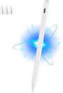 CANETA STYLUS USA PARA IPAD ( 6.ª à 11.ª GERAÇÃO ) COMPATÍVEL COM IPAD PRO, AIR E MINI - BRANCA