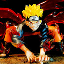 FIGURA DE AÇÃO NARUTO UZUMAKI RAPOSA 4 CAUDAS- NARUTO