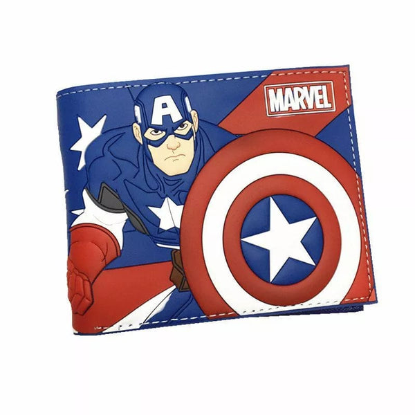 CARTEIRA ESCUDO CAPITÃO AMERICA BANDEIRA - MARVEL
