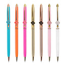 CANETA ESFEROGRÁFICAS DE TREVO DE QUATRO FOLHAS - COM CAIXA PRESENTE