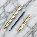 CANETA ESFEROGRÁFICAS DE CUDGEL DOURADO COM CAIXA PRESENTE