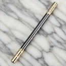 CANETA ESFEROGRÁFICAS DE CUDGEL DOURADO COM CAIXA PRESENTE