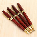 CANETA ESFEROGRÁFICAS VERMELHA COM DETALHES DOURADO COM CAIXA PRESENTE