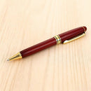 CANETA ESFEROGRÁFICAS VERMELHA COM DETALHES DOURADO COM CAIXA PRESENTE