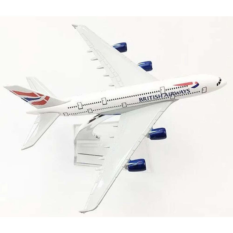 AVIÃO COLECIONÁVEL BRITISH AIRWAYS A380 ESCALA 50cm - GameShop Angola