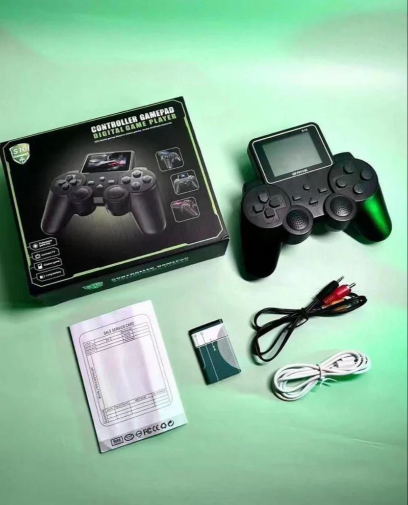 Consola de videogame S10  coleção de 500 videogames portáteis em 1 - NOVO