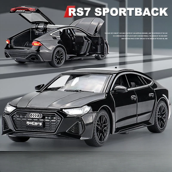 CARRO COLECIONÁVEL AUDI RS7 ESCALA 1:35