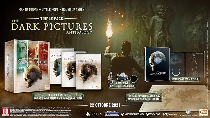 THE DARK PICTURES ANTOLOGY TRIPLE PACK PS4 - NOVO