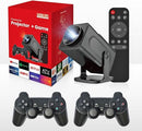 Projetor portátil Wownect HY320 Mini Andorid com console de jogos 2 em 1 - NOVO