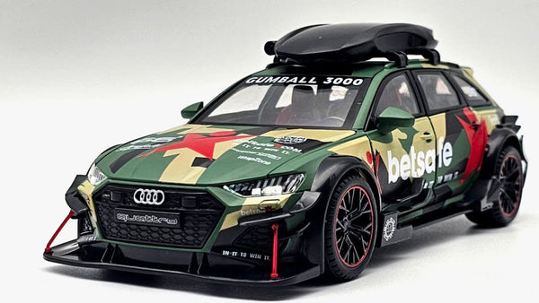 CARRO COLECIONÁVEL AUDI RS6 BETSAFE ESCALA 1:24 - GameShop Angola