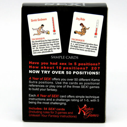 JOGO DE CARTAS - A YEAR OF SEX ( SEXUAL POSITION CARDS )