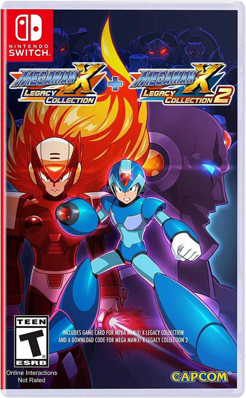 Mega Man X: Legacy Collection 1 + 2  - NINTENDO SWITCH- NOVO