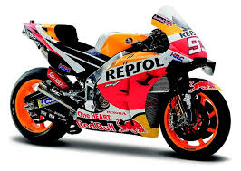 MOTORIZADA COLECIONÁVEL REPSOL HONDA TEAM 2018 ESCALA 1:12