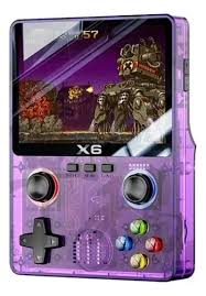 CONSOLA Portátil VJ X6 Retro  Transparente - NOVO