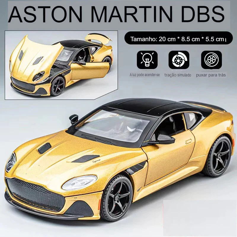 CARRO COLECIONÁVEL ASTON MATIN DBS  ESCALA 1:24