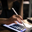 Caneta Stylus Para Apple Ipad iOS com alta precisão desenho Touch Screen Atracao Magnetica Recarregavel USB 1,5mm Indicador LED