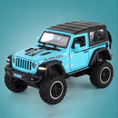 CARRO COLECIONÁVEL JEEP RUBICON AZUL 1941 - ESCALA 1:24