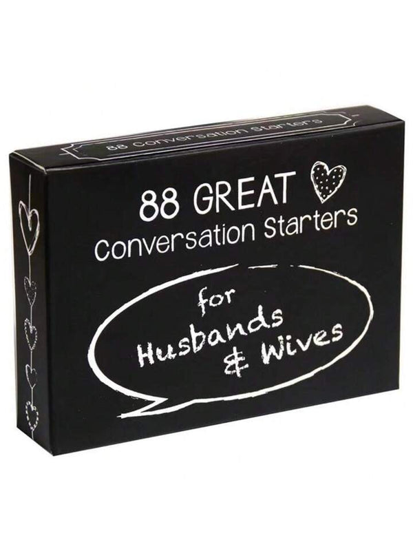 JOGO DE CARTAS - 88 GREAT CONVERSATION STARTERS FOR HUSBAND & WIVES