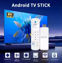 MX10 K9 PRO TV Stick Android13 Suporte 8K Vídeo 4K Wifi6 Allwinner H618 Quad Core Cortex A53 Voz Remota Smart TV Box