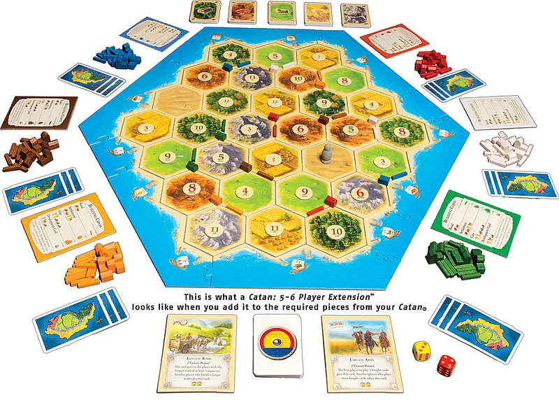 CATAN EXTENSION 5-6 JOGADORES