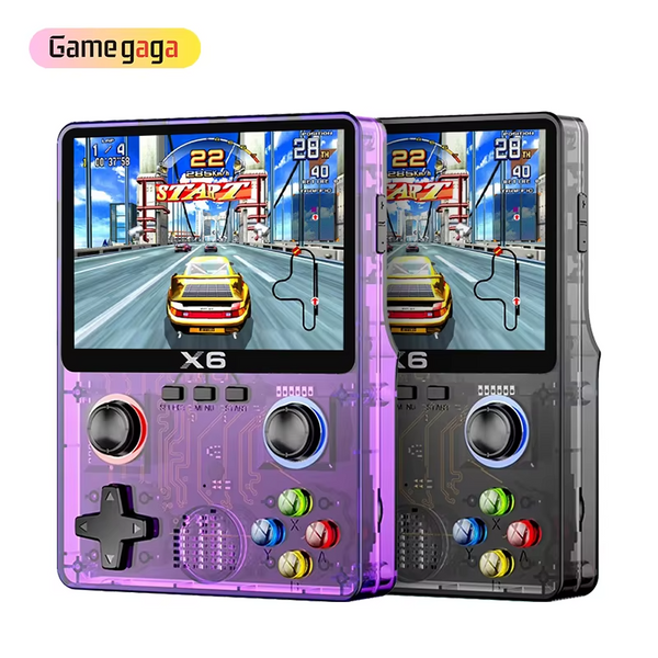 CONSOLA Portátil VJ X6 Retro  Transparente - NOVO