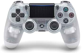 COMANDO SONY DUALSHOCK TRANSPARENTE  PS4 - NOVO