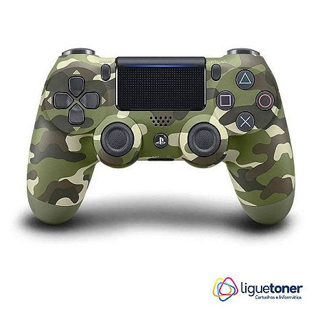 COMANDO PERSONALIZADO SONY DUALSHOCK CAMUFLADO PS4 - NOVO