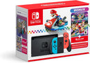 CONSOLA NINTENDO SWITCH BUNDLE MARIO KART DELUXE + NINTENDO INDIVIDUAL ONLINE MEMBERSHIP V2 (32GB) AZUL NÉON/ VERMELHO NÉON - NOVA