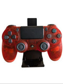 COMANDO SONY DUALSHOCK VERMELHO TRANSPARENTE  PS4 - NOVO