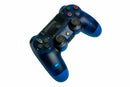 COMANDO SONY DUALSHOCK AZUL TRANSPARENTE  PS4 - NOVO
