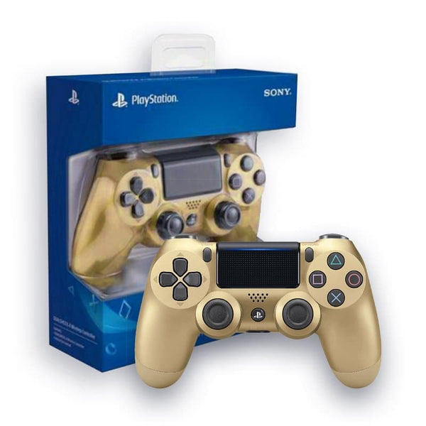 COMANDO SONY DUALSHOCK DOURADO  PS4 - NOVO