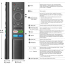 Comando Controle Remoto Universal para Smart TV Samsung com controle de voz Teclas Netflix, Prime-video, Hulu E Disney+