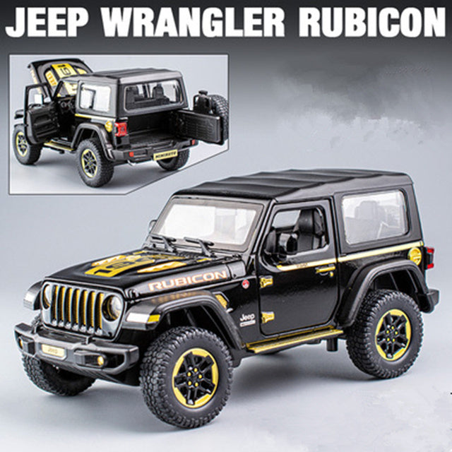 CARRO COLECIONAVEL JEEP WRANGLER RUBICON WHEEL CLOSURE VERSION 1:20