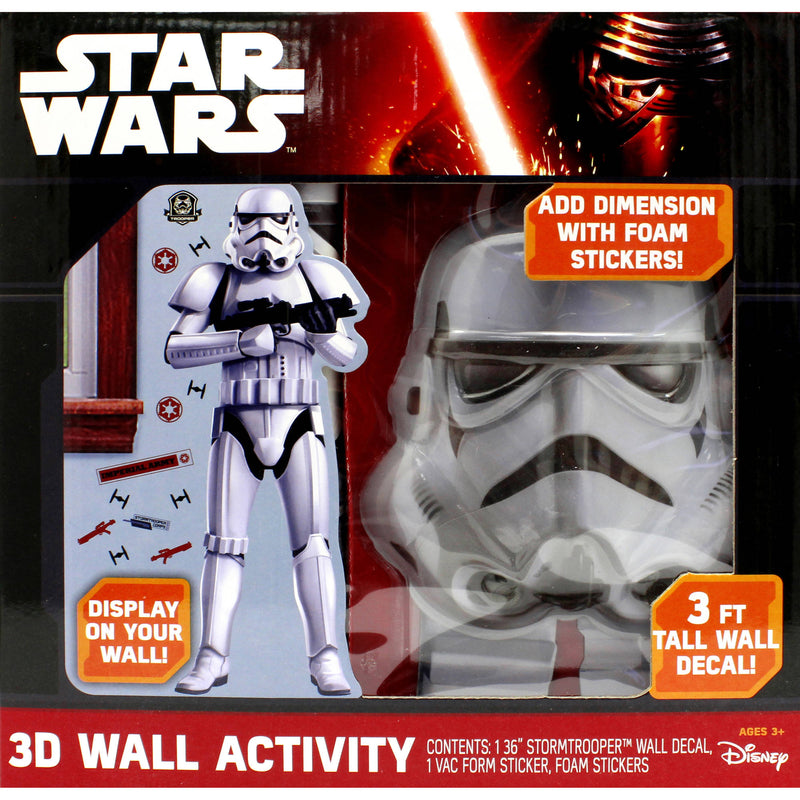 Star Wars 3D Atividade de decalque de parede