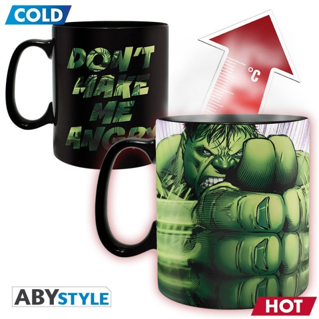 CANECA MARVEL HULK SMASH (460ML) ALTERA COM A TEMPERATURA - GameShop Angola