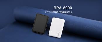 Acumulador Recci 5,000 mAh 2.1A INTELLIGENT POWER BANK RPA-5000