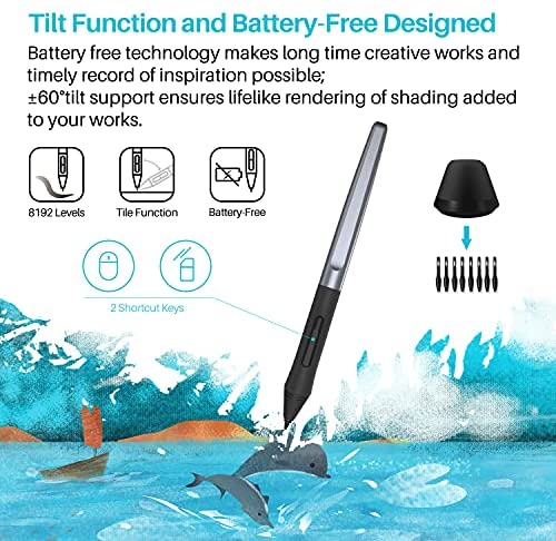 MESA DIGITALIZADORA HUION H610 - ( TABLET DE COMPUTAÇÃO GRÁFICA)