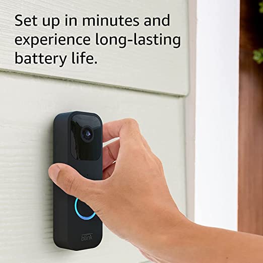 Blink Video Doorbell Campainha Inteligente Audio Video Alexa