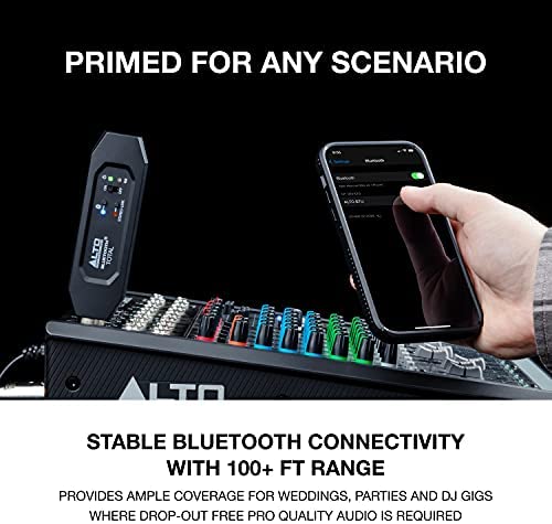 ALTO PROFISSIONAL BLUETOOTH   TOTAL 2 RECEPTORES BLUETOOTH RECARREGÁVEL  EQUIPADO PARA MISTURAR DESKTOP/MIXER
DE ÁUDIOS E SISTEMAS PA ATIVOS - NOVO