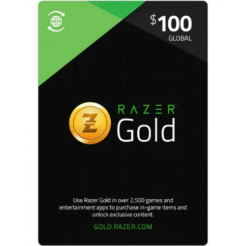 eGIFT CARD RAZER GOLD(CONTA AMERICANA)
