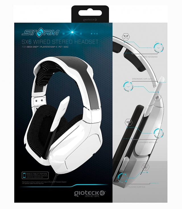 AUSCULTADORES GAMING GIOTECK STORM SX6 (Multiplataforma) - GameShop Angola