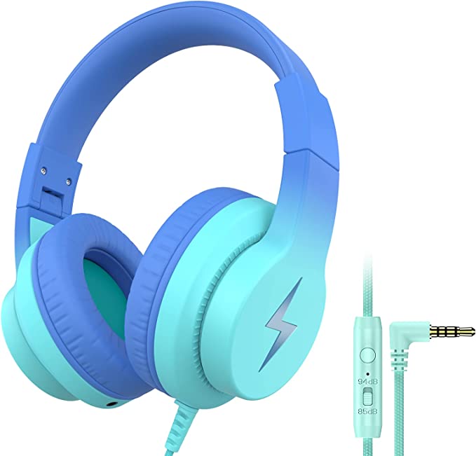 AUSCULTADOR HEADSET PARA CRIANÇAS CANDY BILA - GRADIENT BLUE - GameShop Angola